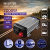 Qoltec Przetwornica napięcia Pure Sine Wave | 12V na 230V |  1000/2000W